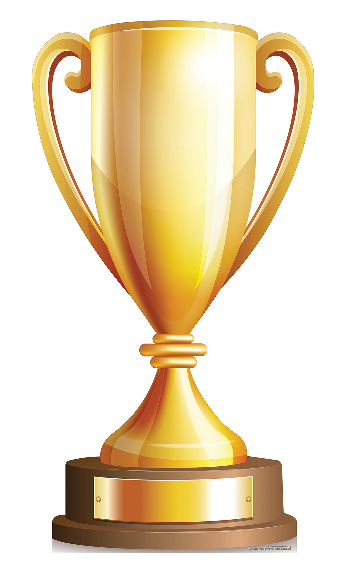 Star Cutouts Champion Trophy Cardboard Standup | Wayfair